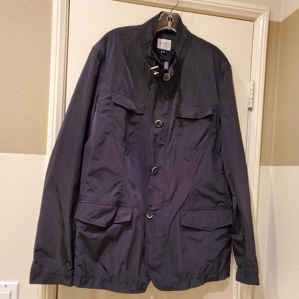 Armani Collezioni Water Repellent Jacket. Size 46.